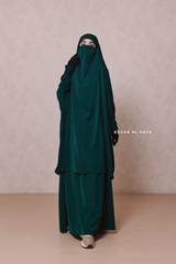 Emerald  Hoor - Two Piece Jilbab With Skirt Set- Nida