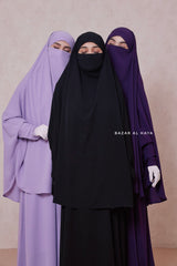 Yasmin Two Piece Jilbab With Dress & Khimar - Loose Style & Light Soft Breathable