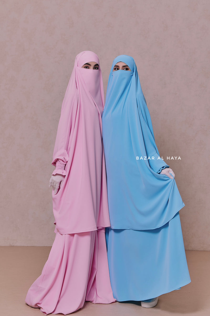 Hoor - Premium Two Piece Jilbab With Skirt- Long & Loose