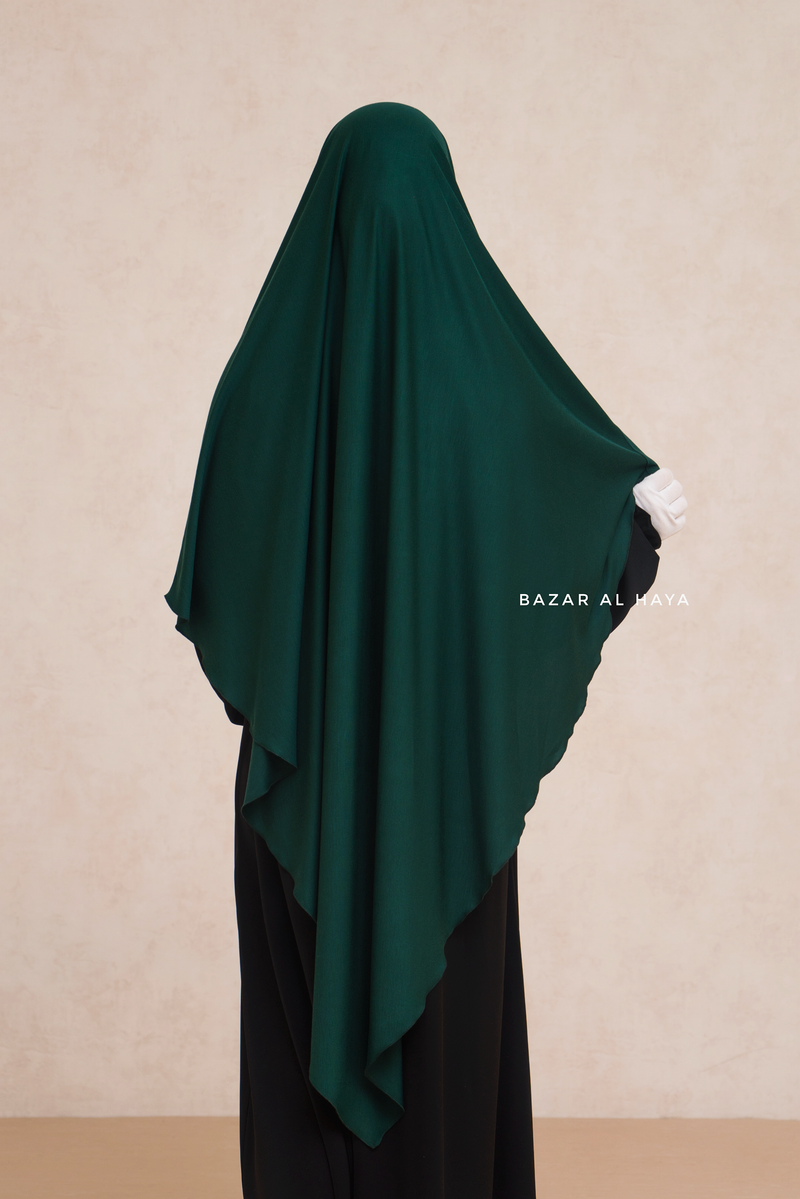 Emarald Eliza Long Triangle Diamond Khimar - Soft Cotton