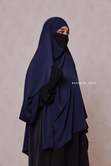 Mubarak Long Diamond Khimar - Nida Extra Long