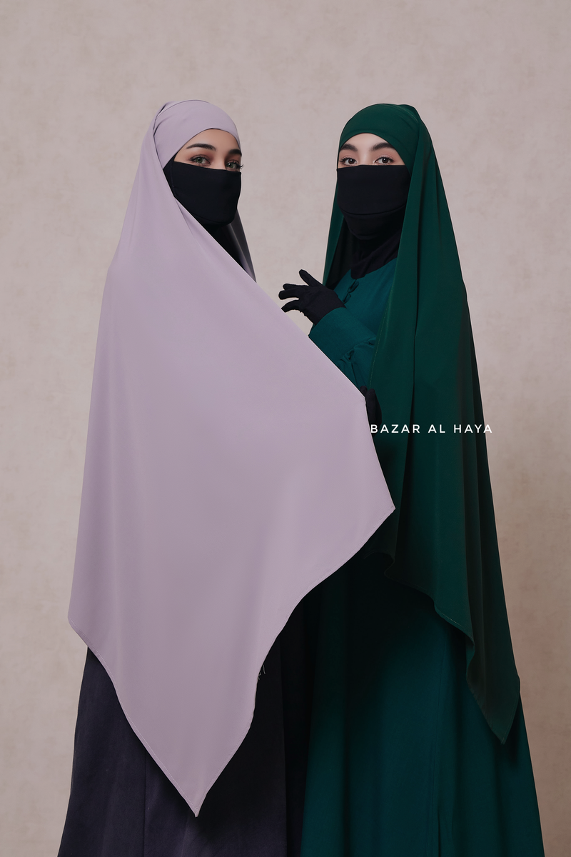 Tie Back Scarf & Khimar - Long Rectangle Shape - Style & More