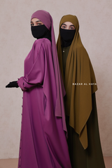 Tie Back Scarf & Khimar - Long Rectangle Shape - Style & More