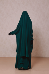 Emerald  Hoor - Two Piece Jilbab With Skirt Set- Nida