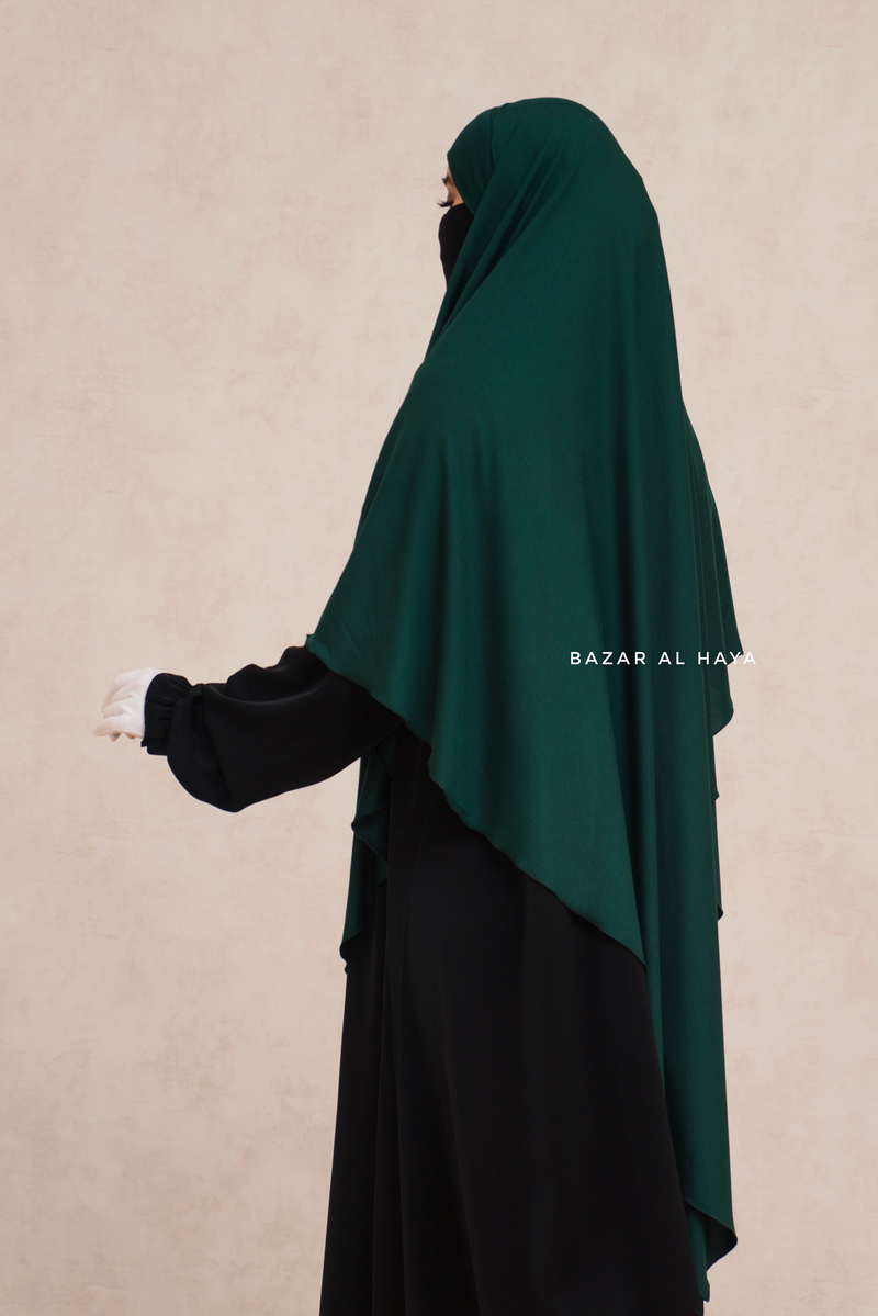 Emarald Eliza Long Triangle Diamond Khimar - Soft Cotton