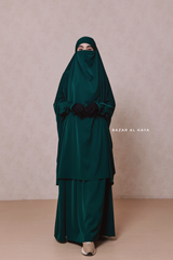 Emerald  Hoor - Two Piece Jilbab With Skirt Set- Nida