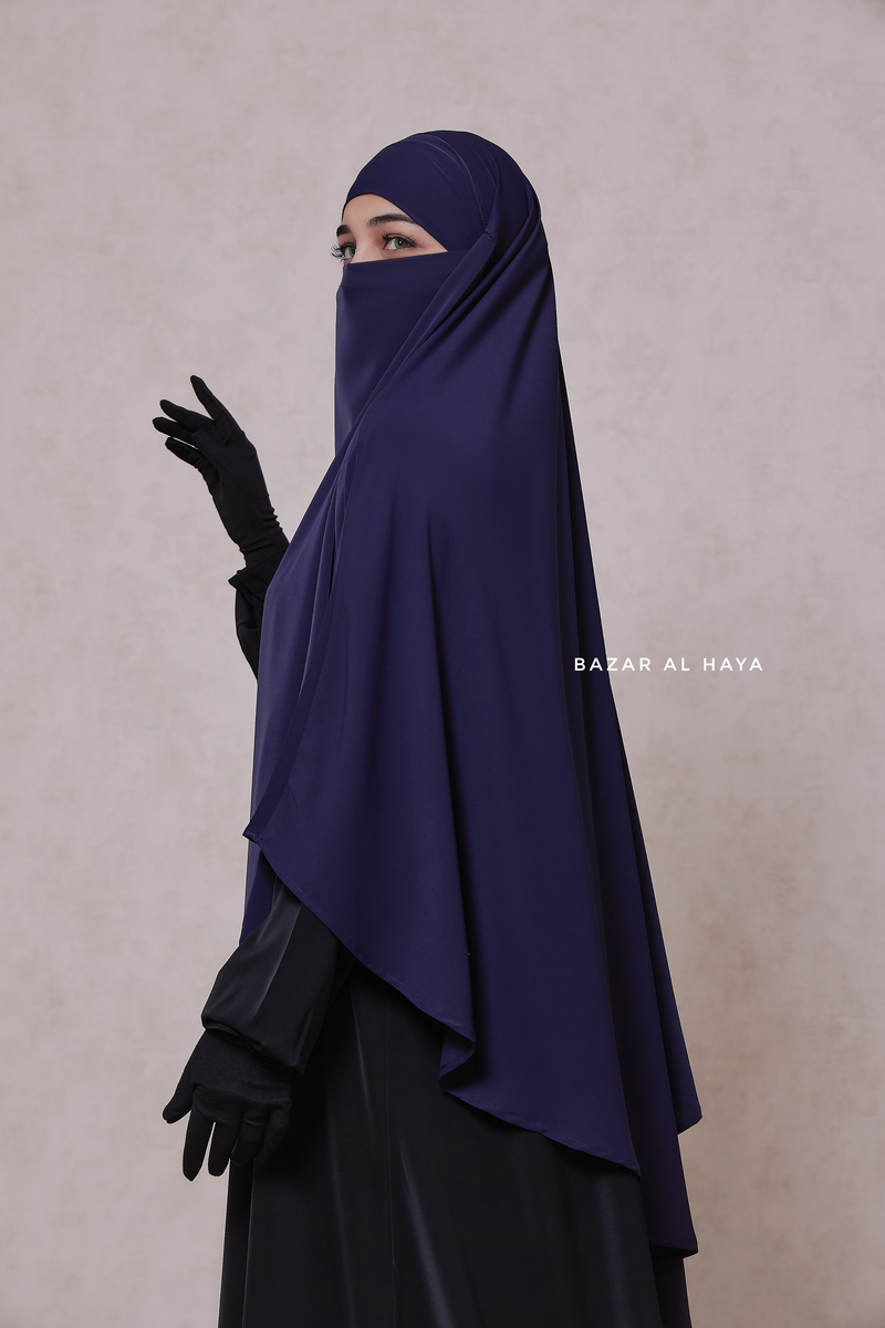 Mubarak Long Diamond Khimar - Nida Extra Long