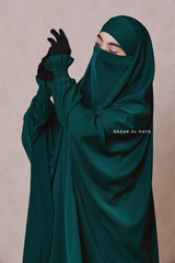 Emerald  Hoor - Two Piece Jilbab With Skirt Set- Nida