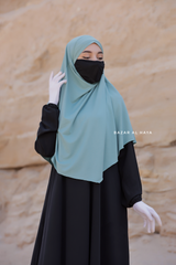 Mint Eliza Diamond Khimar - Stretch Cotton - Medium