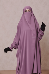 Hoor Dusty Rose - Two Piece Jilbab With Skirt- Long & Loose