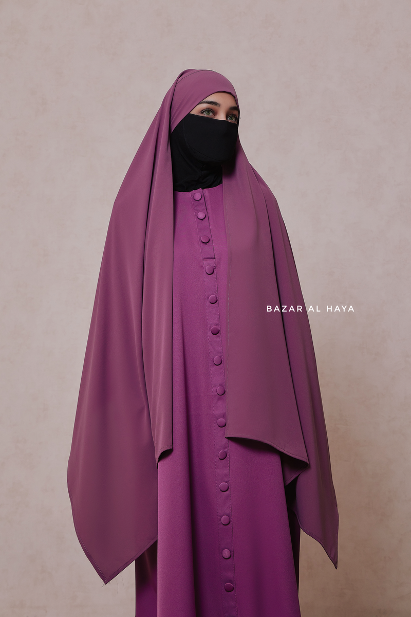 Tie Back Scarf & Khimar - Long Rectangle Shape - Style & More