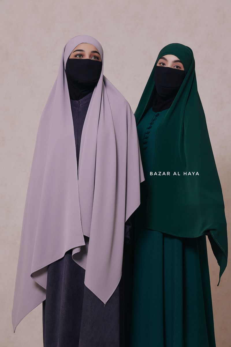 Tie Back Scarf & Khimar - Long Rectangle Shape - Style & More