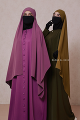 Tie Back Scarf & Khimar - Long Rectangle Shape - Style & More