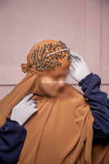 Beautiful Diadema Tiara Rose Gold Diamond Headband - Handmade