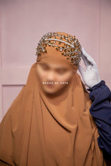 Beautiful Diadema Tiara Rose Gold Diamond Headband - Handmade