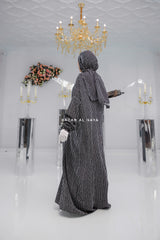 Striped Prayer / Salah Dress One Piece Jilbab 100% Cotton - Super Breathable Comfy Style