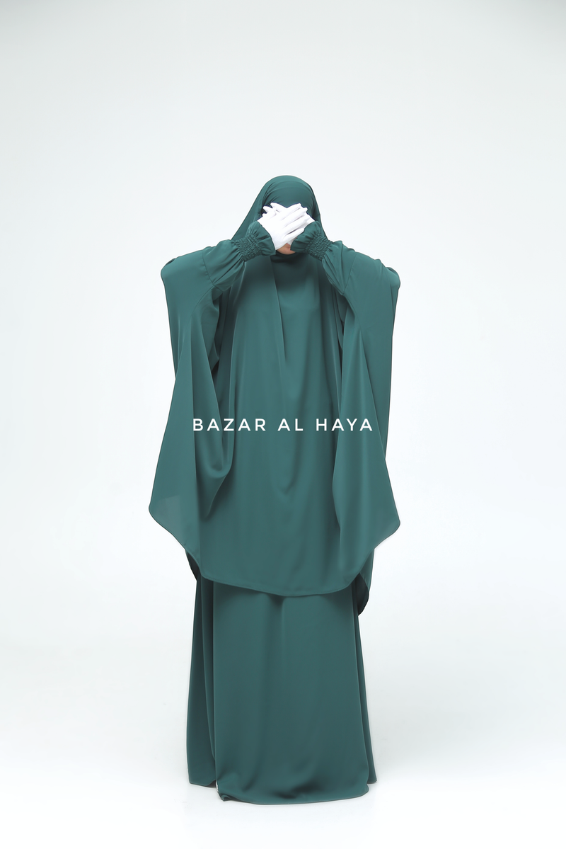 Emerald  Hoor - Two Piece Jilbab With Skirt Set- Nida