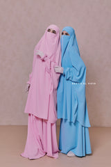 Hoor - Premium Two Piece Jilbab With Skirt- Long & Loose