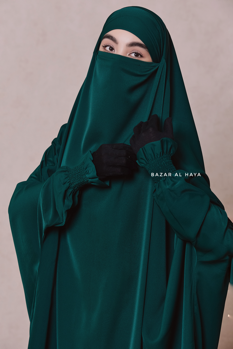 Emerald  Hoor - Two Piece Jilbab With Skirt Set- Nida