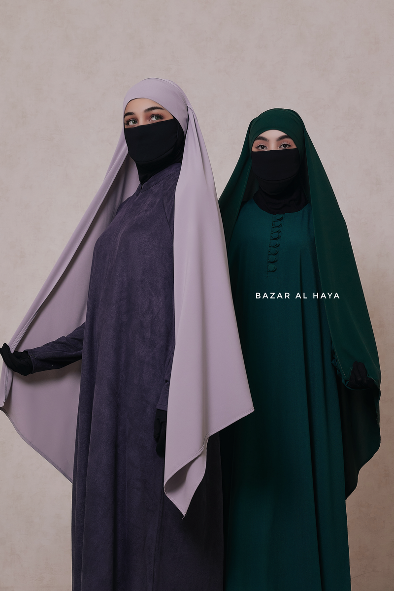 Tie Back Scarf & Khimar - Long Rectangle Shape - Style & More