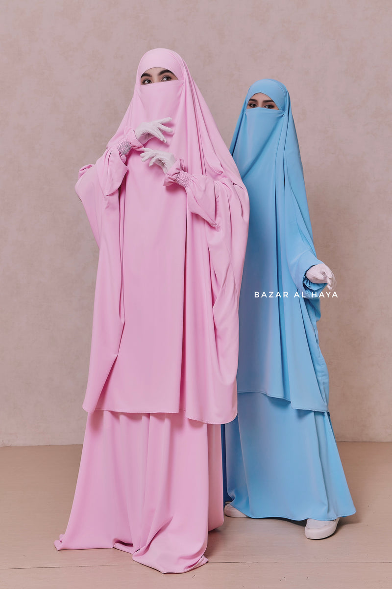 Hoor - Premium Two Piece Jilbab With Skirt- Long & Loose