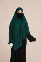 Emarald Eliza Long Triangle Diamond Khimar - Soft Cotton