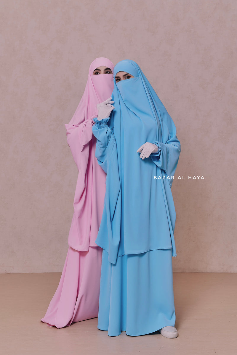 Hoor - Premium Two Piece Jilbab With Skirt- Long & Loose