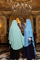 Munawwar Flowy Extra Long Triangle Diamond Khimar - Soft Nida