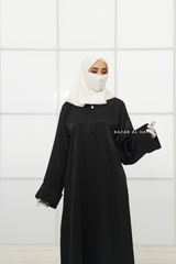 Nafisa Abaya - Soft Related Fit - Textured Satin