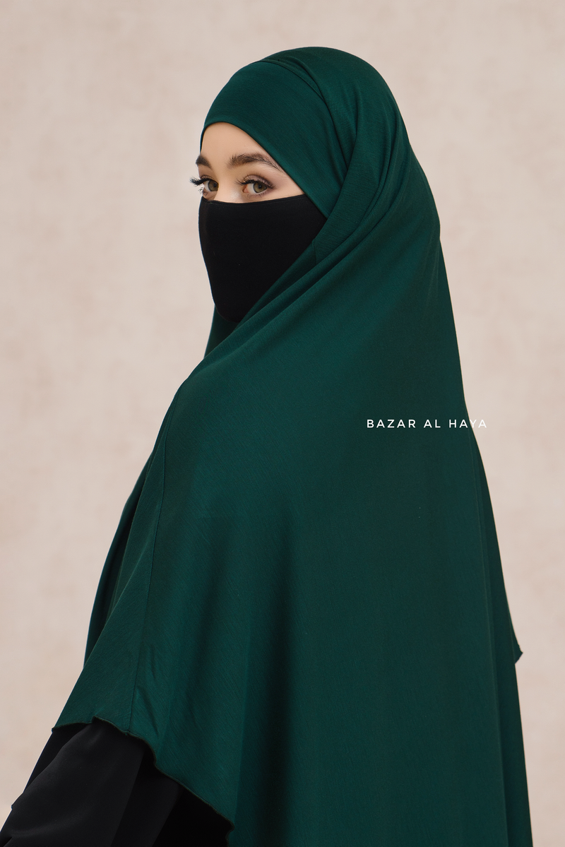 Emarald Eliza Long Triangle Diamond Khimar - Soft Cotton