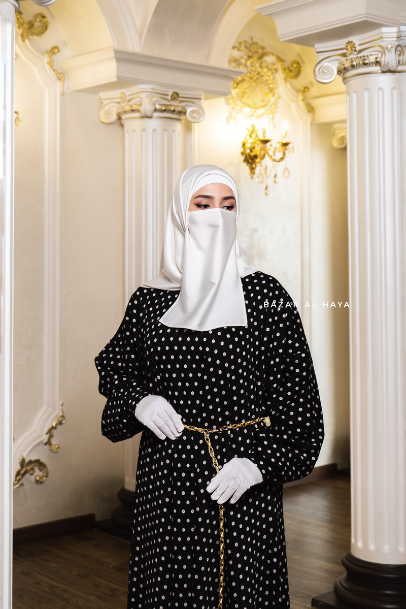 Black & Daisy Basimah Classic Design Warm Abaya Coat - Premium Wool