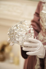 Charming Crystal Bridal Headband - Handmade