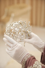 Charming Crystal Bridal Headband - Handmade