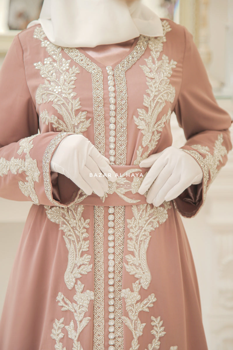 Embroidery abaya sale