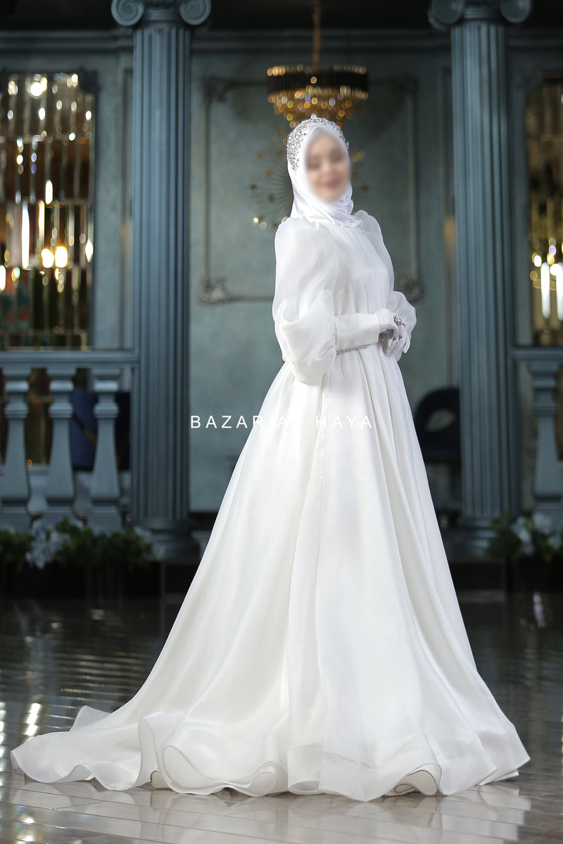 Hijab Wedding Dresses For Winter | Arabia Weddings