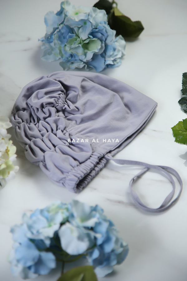 Silver Classic Underscarf In Cotton Jersey - Super Breathable & Soft