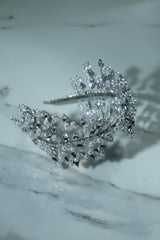 Crystal Luxurious Bridal Headband - Handmade