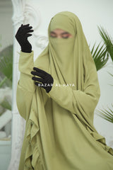 Ibadah Kiwi Two-piece Jilbab with Skirt, Haj, Umrah Garment & Prayer Set